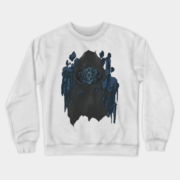 Shattered Hood Crewneck Sweatshirt by lougrec6